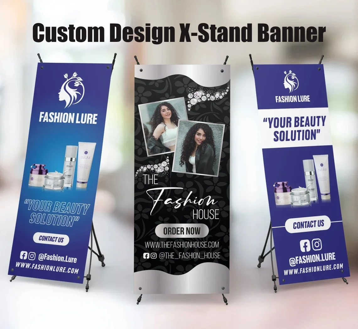 Custom X Stand Banner for House Business, Personalized Table Cloth for Small Store, Fashion and Store
Custom X Stand Banner for House Business, Personalized Table Cloth for Small Store, Fashion and Store