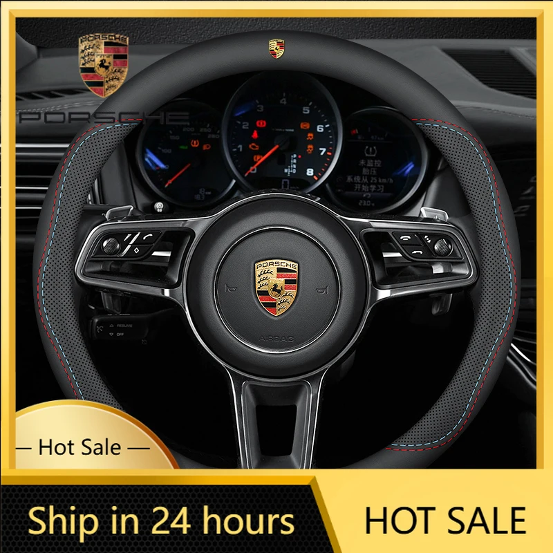 For Porsche Cayenne Panamera Macan 911 Microfiber Car Leather Steering Wheel Cover Accessories For Porsche 911 718 Taycan Paname
For Porsche Cayenne Panamera Macan 911 Microfiber Car Leather Steering Wheel Cover Accessories For Porsche 911 718 Taycan Paname
