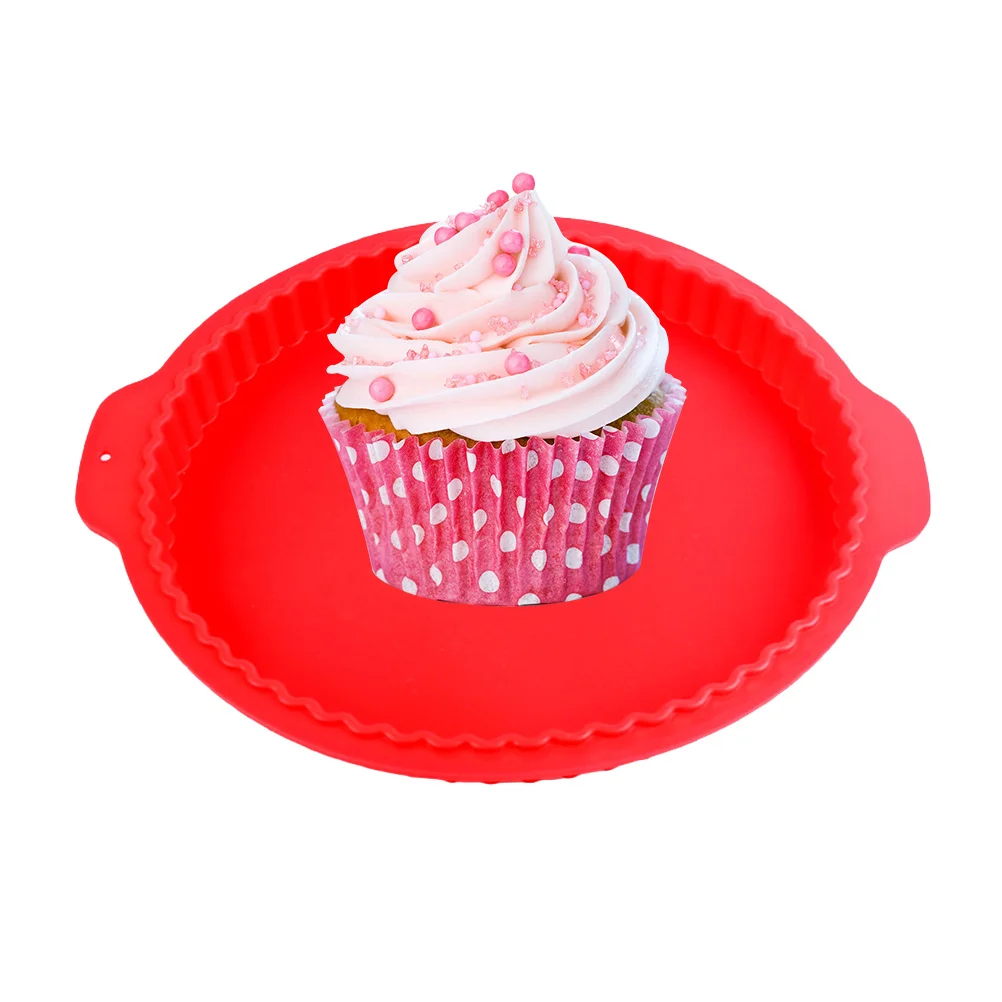 Silicone Cake Mold Round Food Grade Non-Stick Baking Tool For Diy Cakes Cookies Home Kitchen Use Red Silicone Baking Mold Cake
Silicone Cake Mold Round Food Grade Non-Stick Baking Tool For Diy Cakes Cookies Home Kitchen Use Red Silicone Baking Mold Cake