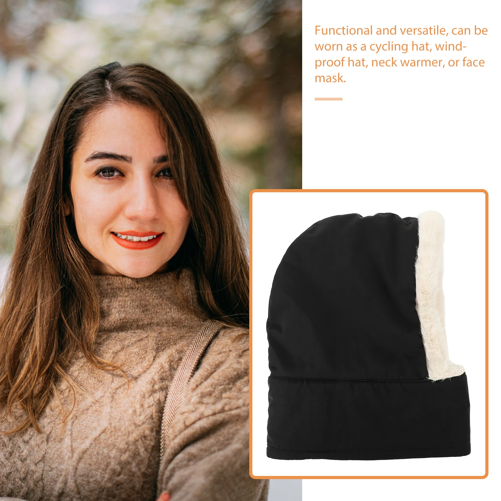 Windproof Hood Neck Mask Practical Facial Cover for Riding Warm Thicken Outdoor Guard BikeFacialHood AntiColdFacialHood DMZ223
Windproof Hood Neck Mask Practical Facial Cover for Riding Warm Thicken Outdoor Guard BikeFacialHood AntiColdFacialHood DMZ223