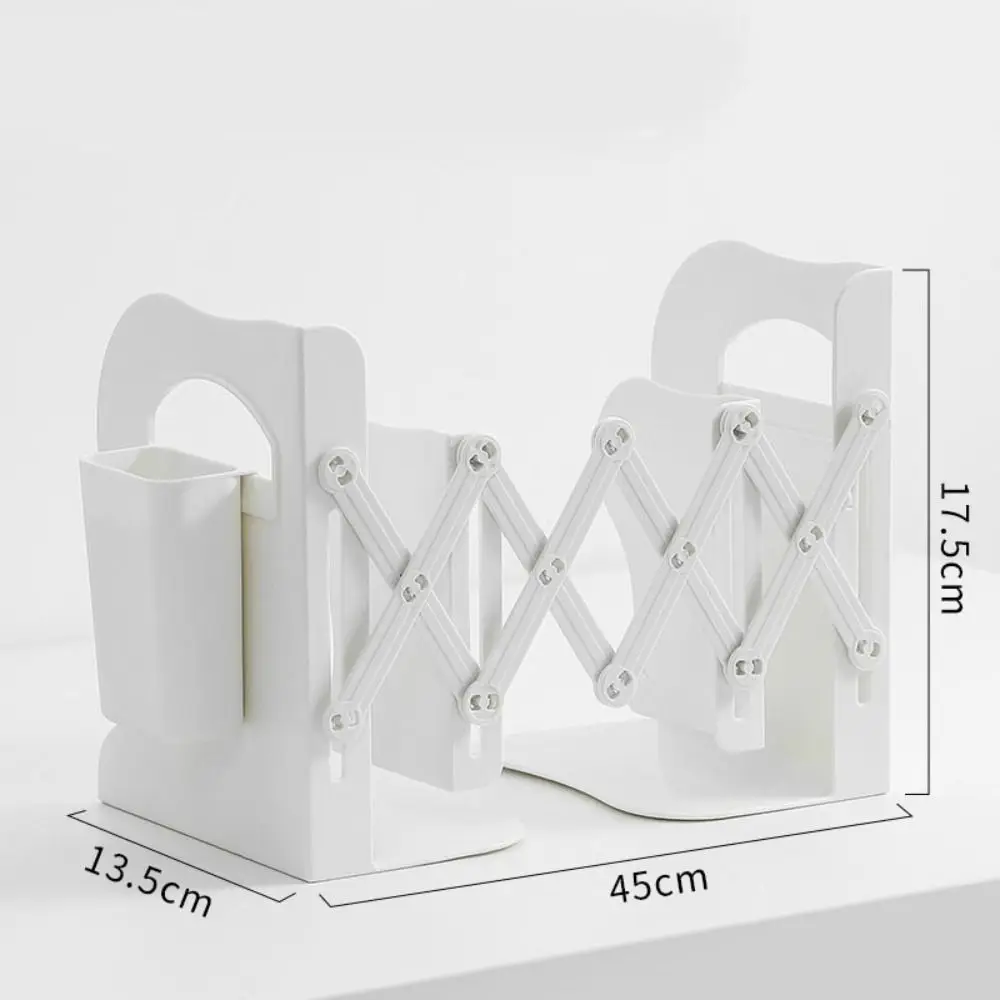 with Pen Holder Retractable Bookends Fixed Book Clip Stationery Adjustable Bookshelf Save Space Foldable Divider Book Stand
with Pen Holder Retractable Bookends Fixed Book Clip Stationery Adjustable Bookshelf Save Space Foldable Divider Book Stand
