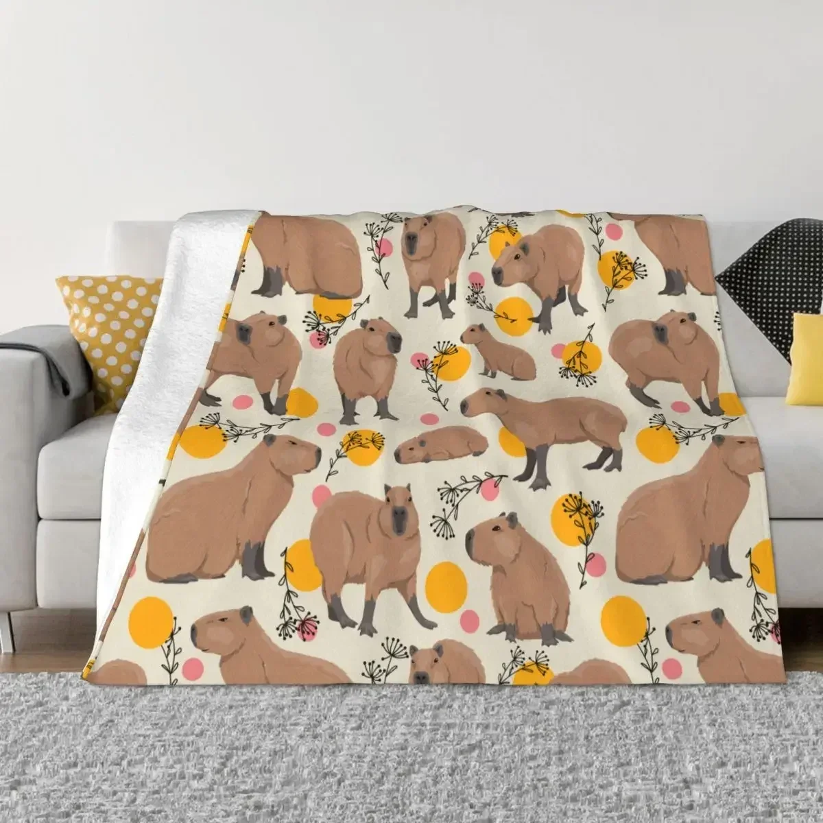 Capybara Blankets Coral Fleece Plush Decoration Wild Animals Of South America Super Warm Throw Blanket for Home Office Quilt
Capybara Blankets Coral Fleece Plush Decoration Wild Animals Of South America Super Warm Throw Blanket for Home Office Quilt