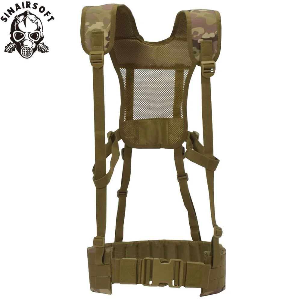 Tactical Molle Vest Waist Belt H-shaped Men Male Waist Girdle with Shoulder Strap Soft Padded Hunting Airsoft Gear Adjustable
Tactical Molle Vest Waist Belt H-shaped Men Male Waist Girdle with Shoulder Strap Soft Padded Hunting Airsoft Gear Adjustable