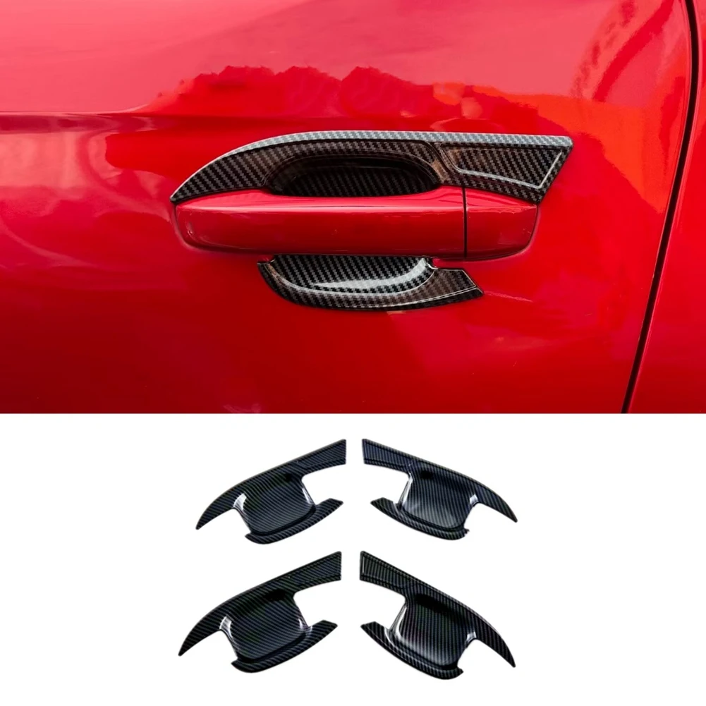 For MG ZS 2024 Car Exterior Door Handle Bowl Cover Trim Protector Accessories ABS Carbon Fiber
For MG ZS 2024 Car Exterior Door Handle Bowl Cover Trim Protector Accessories ABS Carbon Fiber