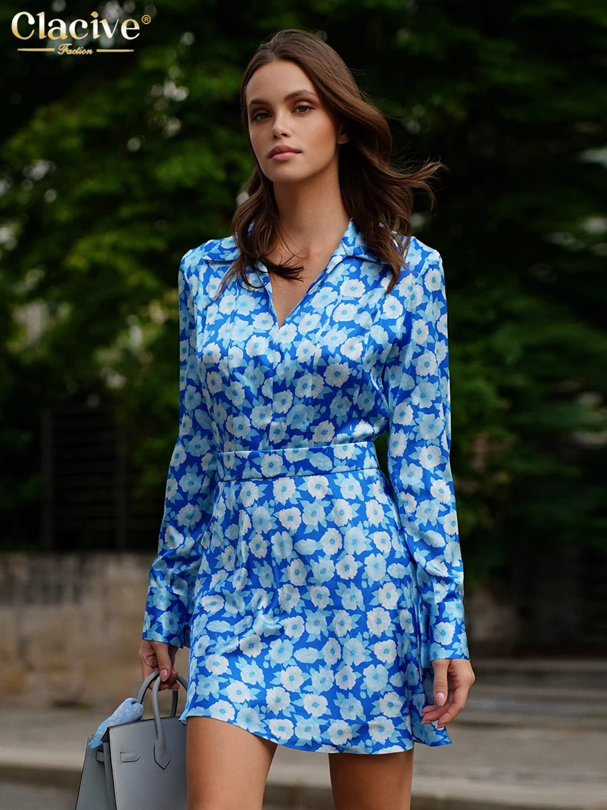 Clacive Fashion Loose Print Women's Dress 2025 Elegant Lapel Long Sleeve Mini Dresses Elegant Classic High Waist Female Dress
Clacive Fashion Loose Print Women's Dress 2025 Elegant Lapel Long Sleeve Mini Dresses Elegant Classic High Waist Female Dress