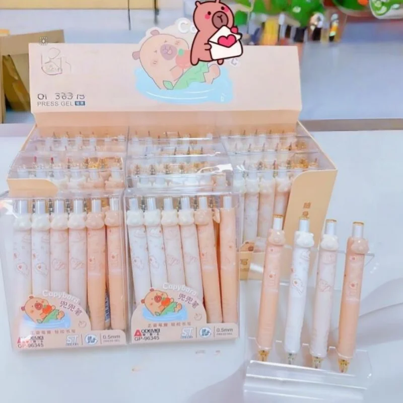 36 шт./лот, креативная гелевая ручка с капибарой, милая 0,5 мм, нейтральная ручка с черными чернилами, подарочные канцелярские принадлежности, офисные школьные принадлежности
36 шт./лот, креативная гелевая ручка с капибарой, милая 0,5 мм, нейтральная ручка с черными чернилами, подарочные канцелярские принадлежности, офисные школьные принадлежности
