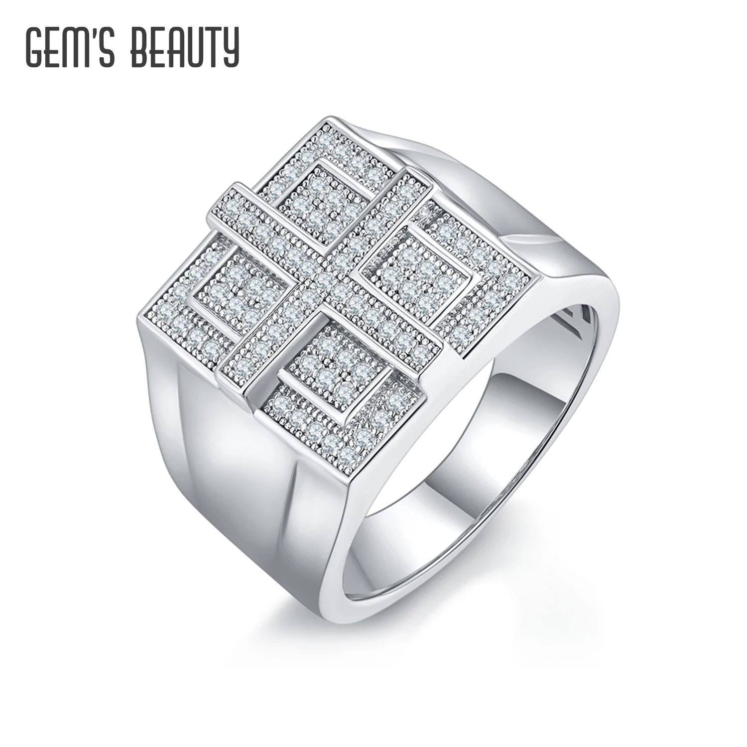 Exquisite Moissanite Men's Ring The Perfect Present for Special Moments With 925 Silver and Platinum Plating
Exquisite Moissanite Men's Ring The Perfect Present for Special Moments With 925 Silver and Platinum Plating