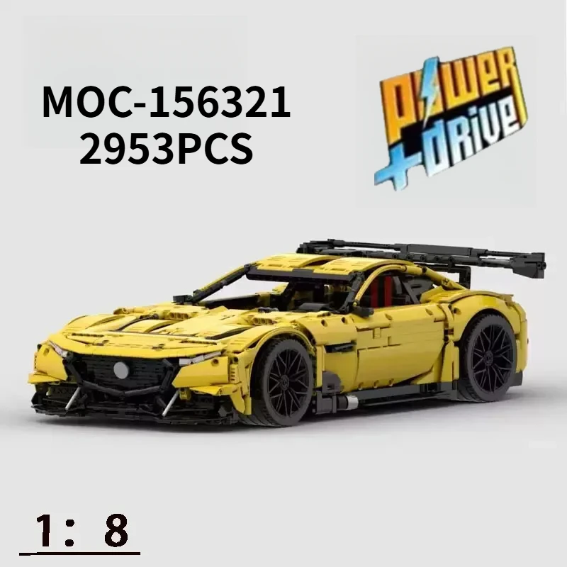 MOC-156321 Supercar GT3 Concept Car 1:8 RC Assembling building block models Adult and Children Toy Gift Ornaments
MOC-156321 Supercar GT3 Concept Car 1:8 RC Assembling building block models Adult and Children Toy Gift Ornaments