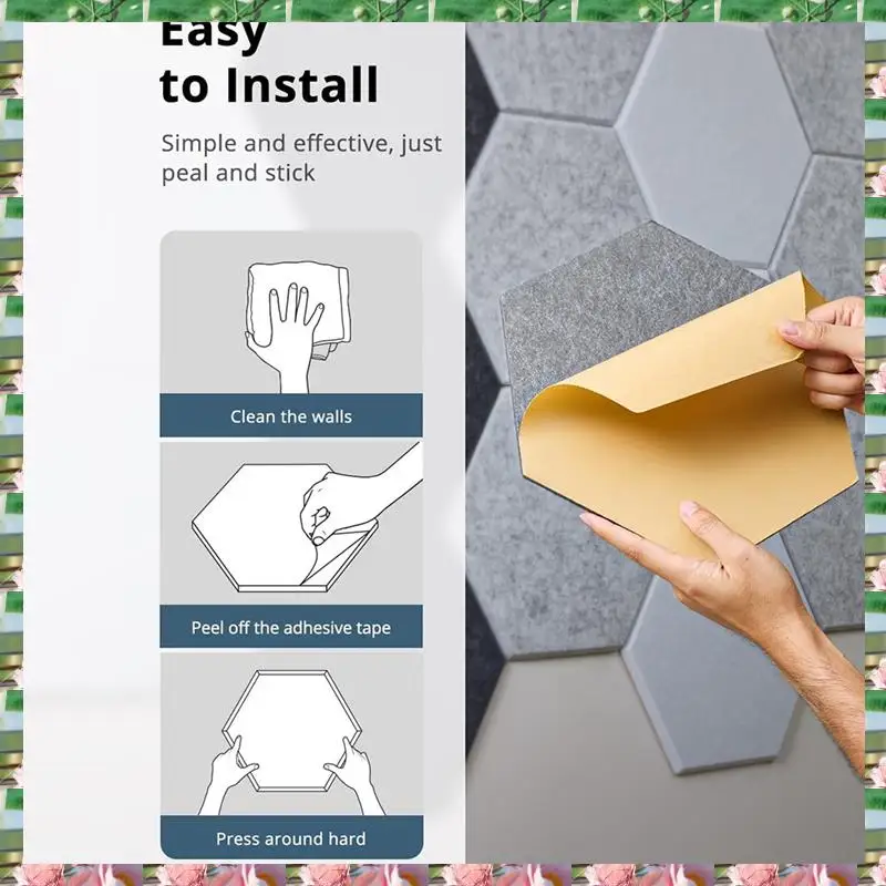 Sports 12 Pack Hexagon Acoustic Panels, 12In X 10In X 0.4In Soundproof Wall Panels Self-Adhesive For Recording Studio Office,12
Sports 12 Pack Hexagon Acoustic Panels, 12In X 10In X 0.4In Soundproof Wall Panels Self-Adhesive For Recording Studio Office,12