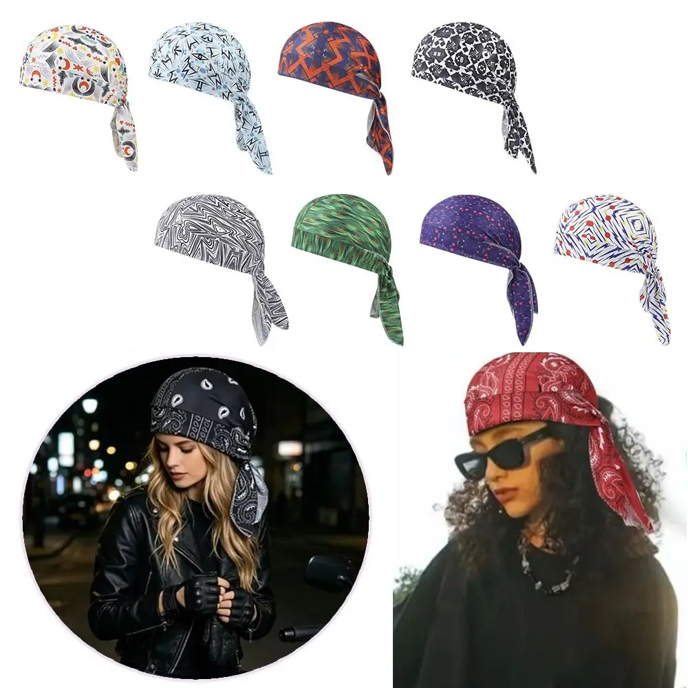 Lightweight Paisley Print Hijab Caps Breathable Adjustable Pirate Hat Comfortable UV Protection Cycling Head Wrap Running
Lightweight Paisley Print Hijab Caps Breathable Adjustable Pirate Hat Comfortable UV Protection Cycling Head Wrap Running