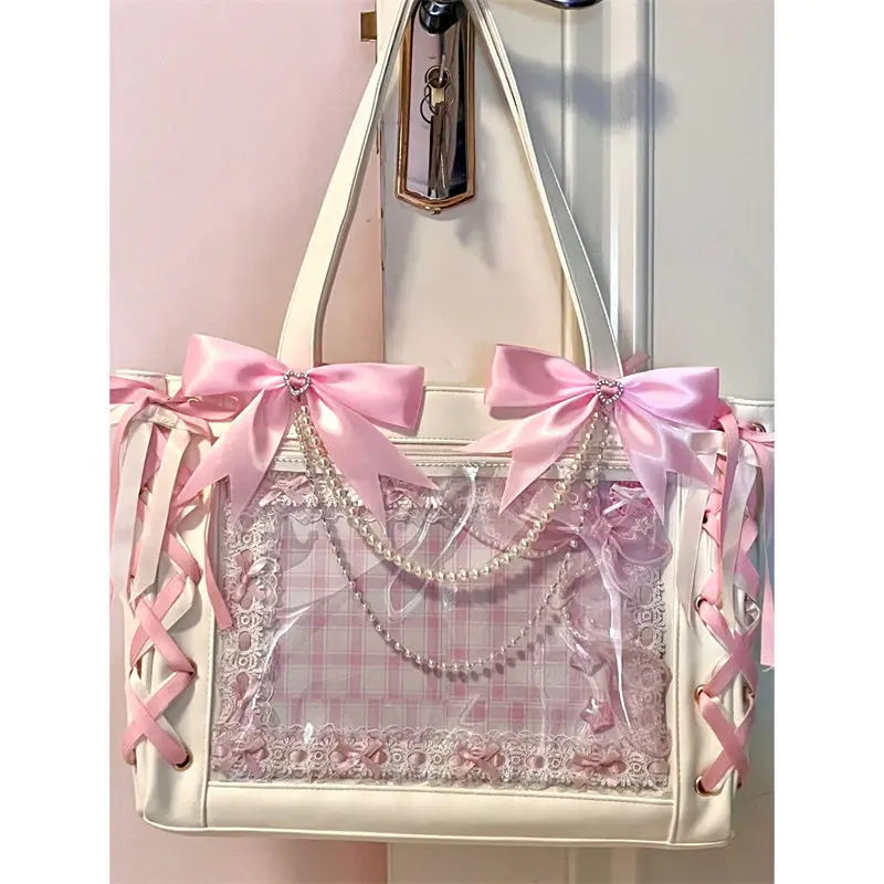 Shoulder Bags For Womens Nylon Tote Bag Sweet Japanese Korea Style Itabag For 18-25 Year Girls Anime Fans Womens Bag 2024 Trend
Shoulder Bags For Womens Nylon Tote Bag Sweet Japanese Korea Style Itabag For 18-25 Year Girls Anime Fans Womens Bag 2024 Trend