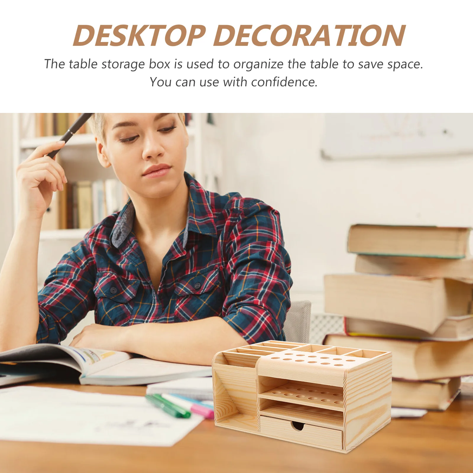 Multipurpose Remote Control Storage Box Beige Desktop Organizer Sundries Holder Pen Stationery Box Desktop Storage Case Home
Multipurpose Remote Control Storage Box Beige Desktop Organizer Sundries Holder Pen Stationery Box Desktop Storage Case Home
