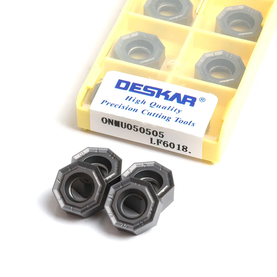DESKAR ONMU050505 LF6018 Original Milling Turning Cutter CNC Lathe Milling Cutter High Quality Carbide Blade Stainless Steel
DESKAR ONMU050505 LF6018 Original Milling Turning Cutter CNC Lathe Milling Cutter High Quality Carbide Blade Stainless Steel