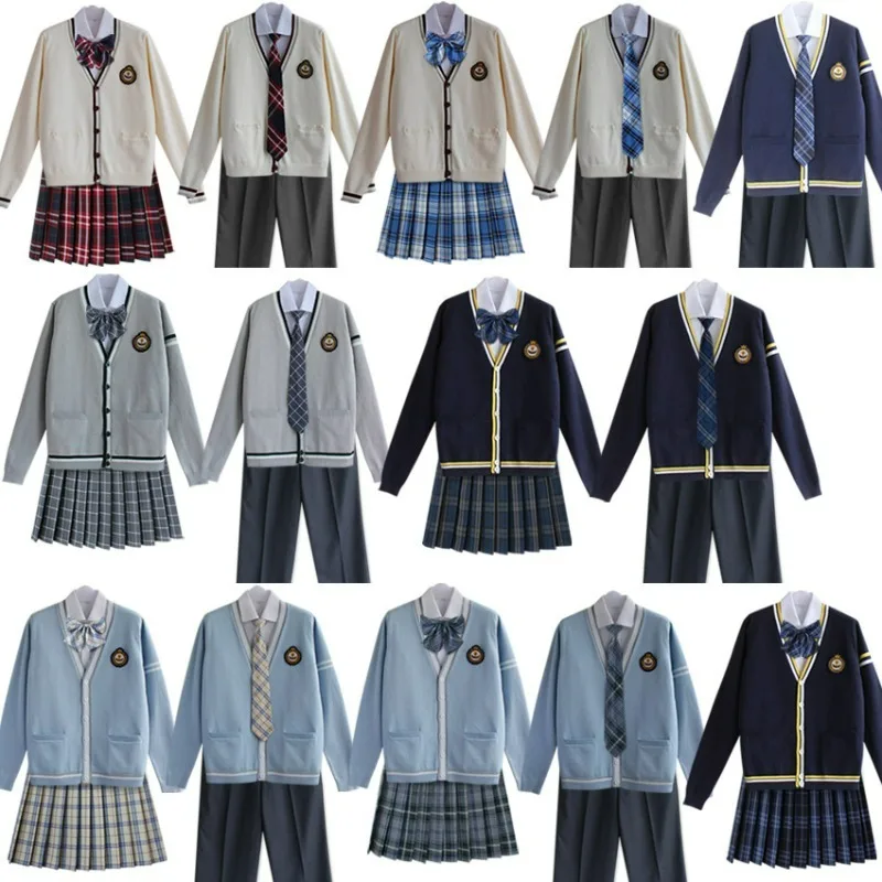 Japanese JK Uniform Cardigan Sweater Knitted Set Men and Women Student School Uniform
Japanese JK Uniform Cardigan Sweater Knitted Set Men and Women Student School Uniform