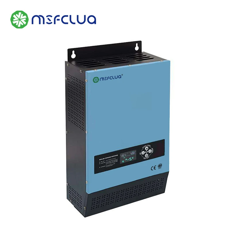 MSFCLUA 4000W Low-Frequency Solar Inverter Pure Sine Wave 24V/48V Wall-Mounted 4KW Hybrid Grid-Tie Inverter
MSFCLUA 4000W Low-Frequency Solar Inverter Pure Sine Wave 24V/48V Wall-Mounted 4KW Hybrid Grid-Tie Inverter