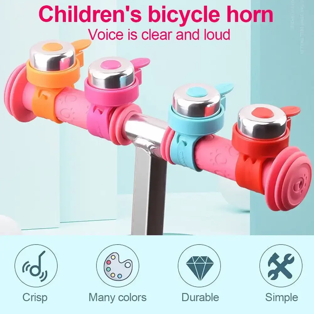 1PC Portable Strap Lovely Baby Scooter Bell Kids Children Bike Bell Strap Bicycle Horn Funny Bike Accessories for Kids Bike Use
1PC Portable Strap Lovely Baby Scooter Bell Kids Children Bike Bell Strap Bicycle Horn Funny Bike Accessories for Kids Bike Use