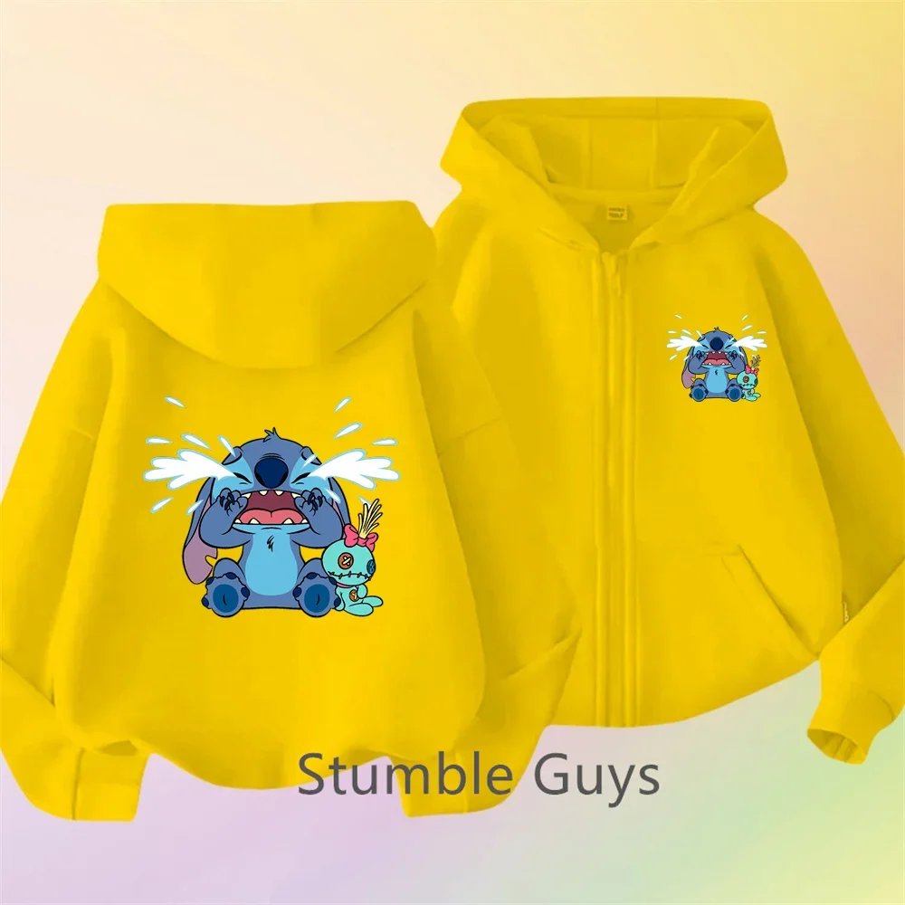 Детская одежда в стиле аниме Disney Stitch для девочек, детские кардиганы, пальто для мальчиков, повседневные спортивные толстовки на молнии Kawaii
Детская одежда в стиле аниме Disney Stitch для девочек, детские кардиганы, пальто для мальчиков, повседневные спортивные толстовки на молнии Kawaii