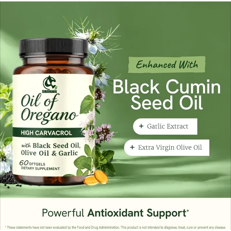 Niuzhi Oil Black Seed Oil Soft Capsules Containing Vitamin C Garlic Extract - Seasonal and Antioxidant Immune Health Support
Niuzhi Oil Black Seed Oil Soft Capsules Containing Vitamin C Garlic Extract - Seasonal and Antioxidant Immune Health Support