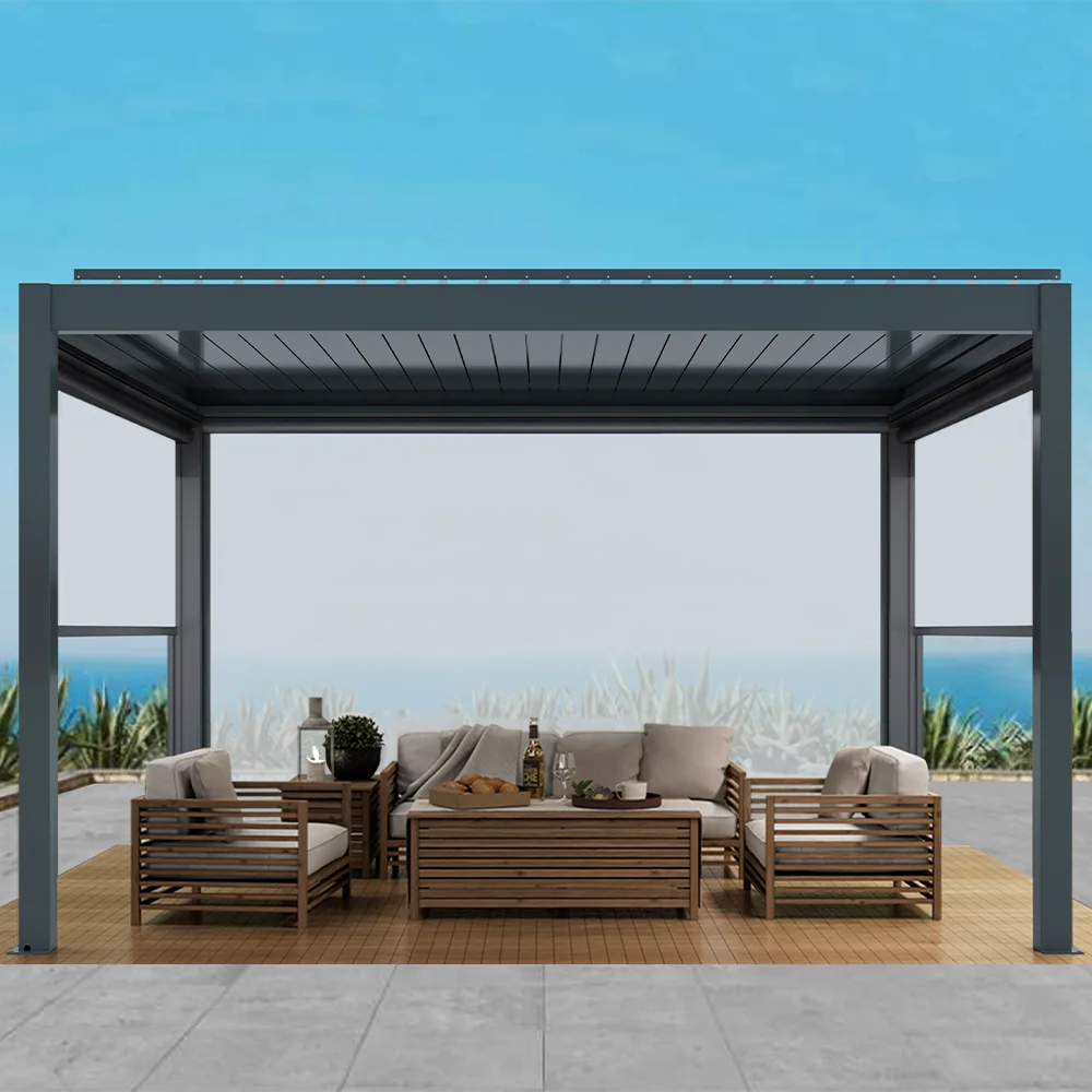Multi Scenario Applicable Powder Coating Aluminum Alloy Pavilion Outdoor Rainproof Heavy Duty Pergola Easy To Install Gazebo
Multi Scenario Applicable Powder Coating Aluminum Alloy Pavilion Outdoor Rainproof Heavy Duty Pergola Easy To Install Gazebo