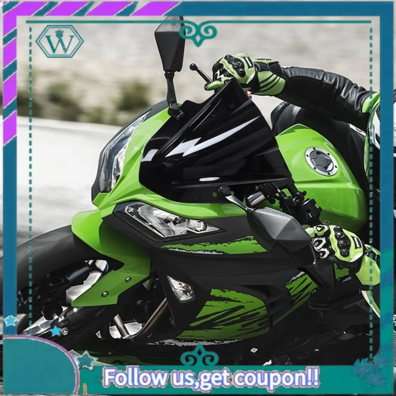 AA92-Motorcycle Windshield Windscreen Double Bubble For Kawasaki Ninja 300 EX300 2013-2017 Motorcycle Accessories
AA92-Motorcycle Windshield Windscreen Double Bubble For Kawasaki Ninja 300 EX300 2013-2017 Motorcycle Accessories