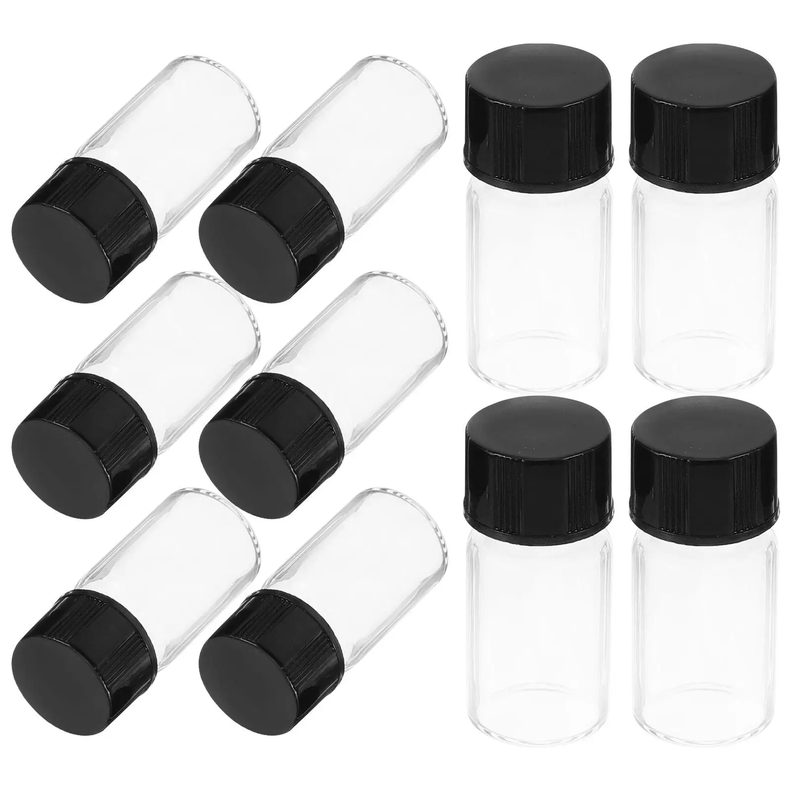 10 Pcs Vial Small Clear Liquid Vials Glass Leak-proof Bottle with Screw Caps for
10 Pcs Vial Small Clear Liquid Vials Glass Leak-proof Bottle with Screw Caps for