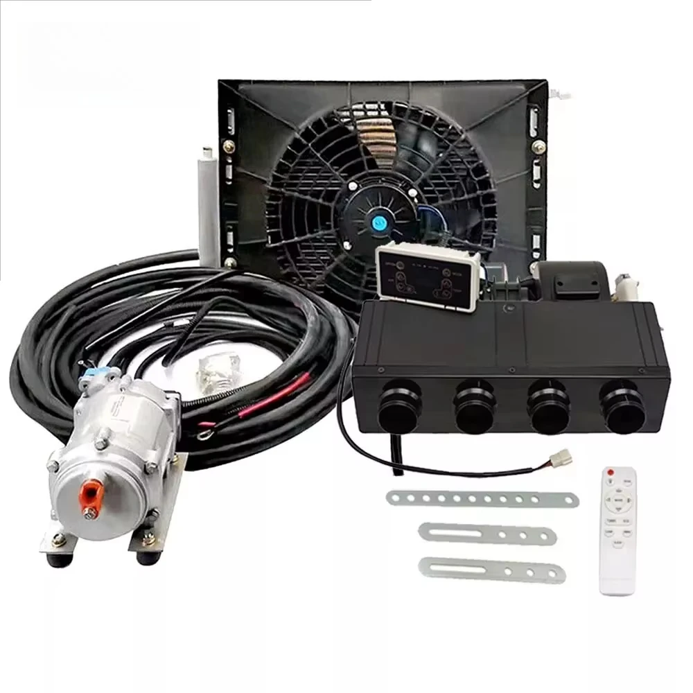 Brand New 12V Car Air Conditioner Unit Good Sleeper Underdash Electric Truck AC Kit Evaporator with AC Compressor 10000 BTU Max
Brand New 12V Car Air Conditioner Unit Good Sleeper Underdash Electric Truck AC Kit Evaporator with AC Compressor 10000 BTU Max