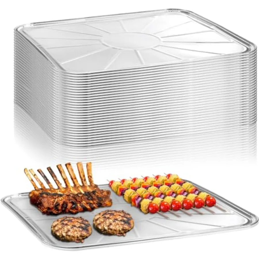 Set of 30 Disposable Foil Oven Liners - 18.5 x 15.5 Inch Aluminum Foil Liners Oven Drip Pan Tray for Cooking Baking Roasting an
Set of 30 Disposable Foil Oven Liners - 18.5 x 15.5 Inch Aluminum Foil Liners Oven Drip Pan Tray for Cooking Baking Roasting an