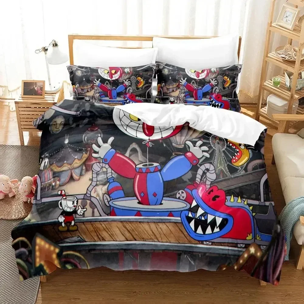 Cartoon Mugman Cuphead 3D NEW Duvet Cover Pillowcase Bedding Set Adult Boy Girl Bedroom Decoration Children Single Double Large
Cartoon Mugman Cuphead 3D NEW Duvet Cover Pillowcase Bedding Set Adult Boy Girl Bedroom Decoration Children Single Double Large