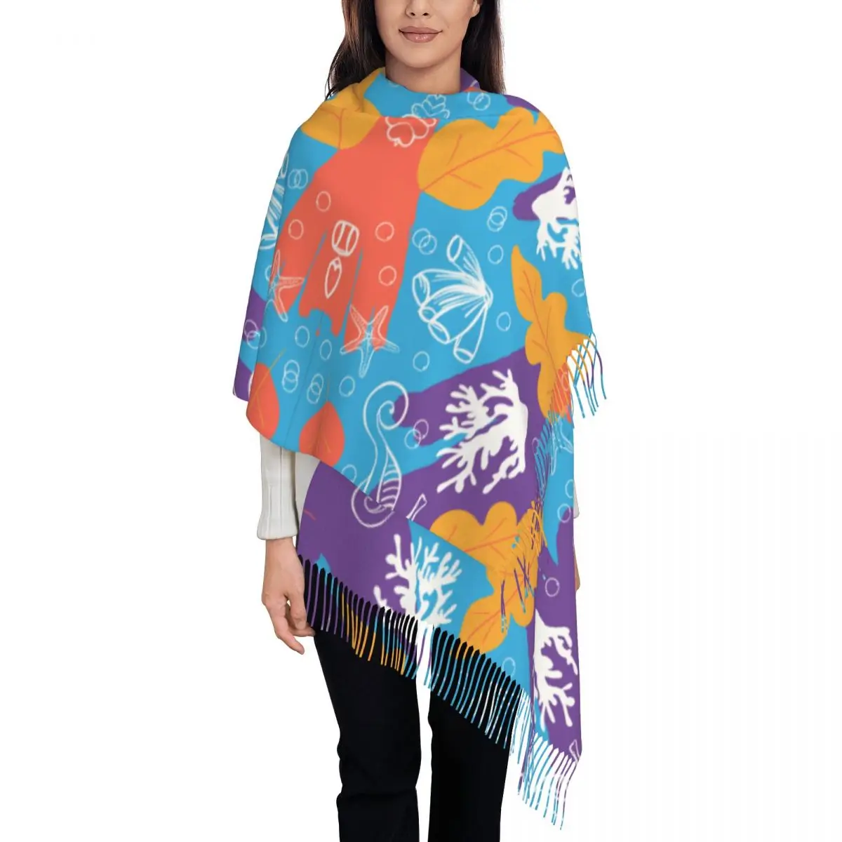 Colorful Leaves Marine Life Shawls Wraps for Evening Dresses Womens Shawls Wraps Dressy Shawls and Wraps Evening Wear
Colorful Leaves Marine Life Shawls Wraps for Evening Dresses Womens Shawls Wraps Dressy Shawls and Wraps Evening Wear