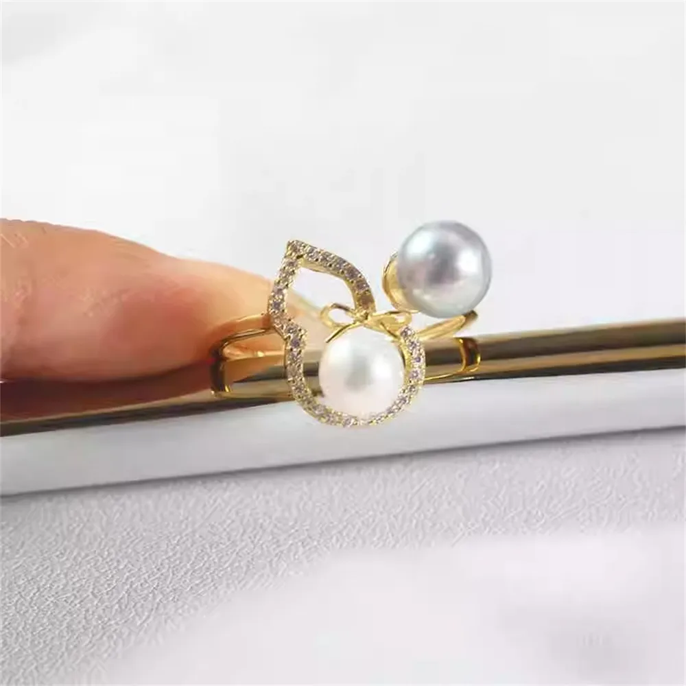 Solid S925 Sterling Silver Pearl Ring Settings Findings & Accessories - for Jewelry Making Bulk Wholesale Craft Supplies 6-8mm
Solid S925 Sterling Silver Pearl Ring Settings Findings & Accessories - for Jewelry Making Bulk Wholesale Craft Supplies 6-8mm