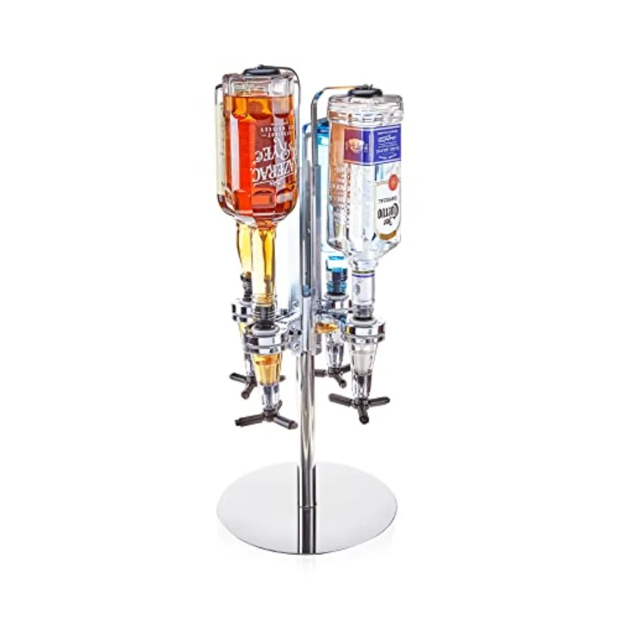 4-Bottle Dispenser Novelty Drink Dispenser for Whiskey Bourbon Vodka Gin and Spirits Fun Bar Cart Accessories for Home Bar Man
4-Bottle Dispenser Novelty Drink Dispenser for Whiskey Bourbon Vodka Gin and Spirits Fun Bar Cart Accessories for Home Bar Man