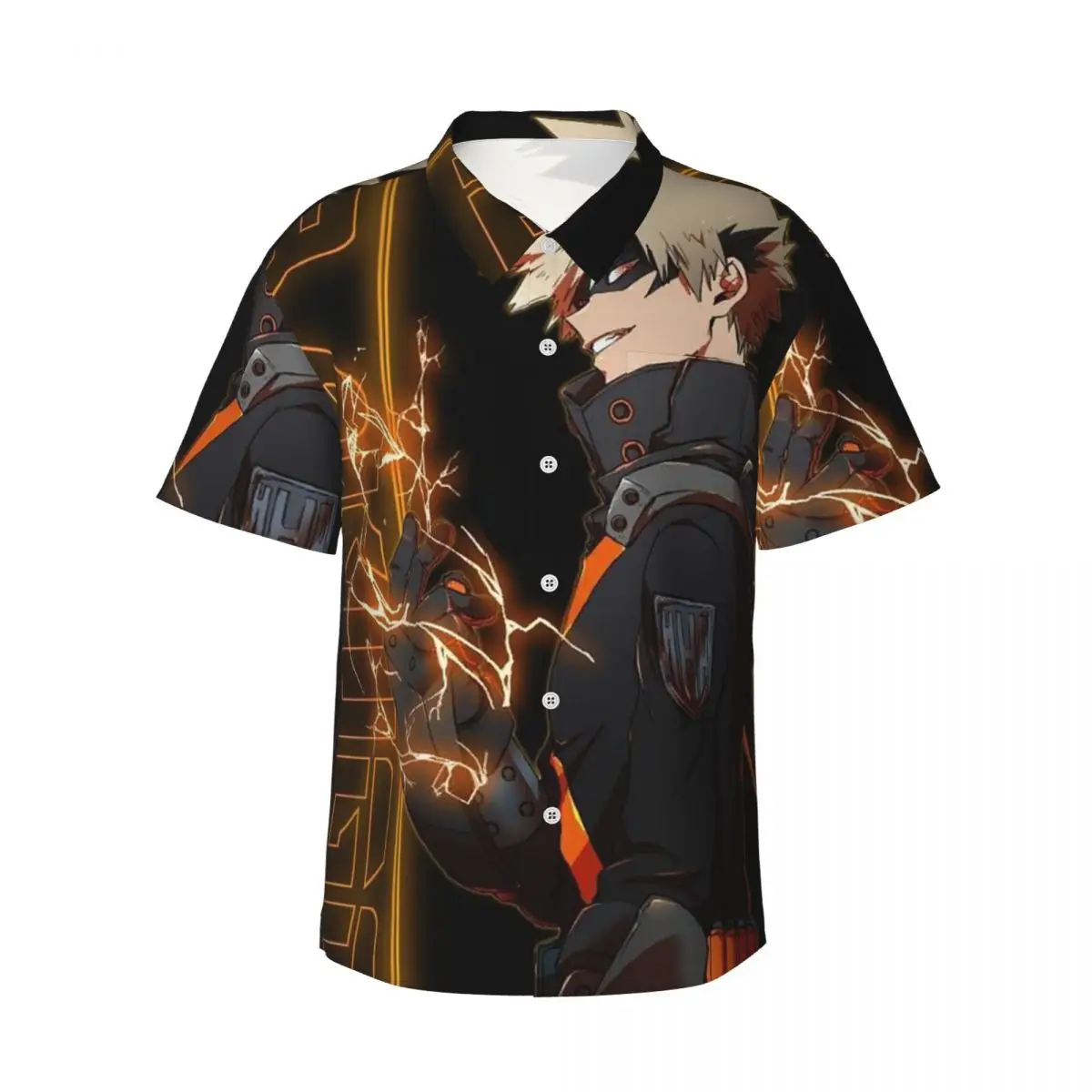 Мужские рубашки Bakugou Katsuki, гавайские рубашки с короткими рукавами, модные рубашки на пуговицах для летнего пляжа
Мужские рубашки Bakugou Katsuki, гавайские рубашки с короткими рукавами, модные рубашки на пуговицах для летнего пляжа