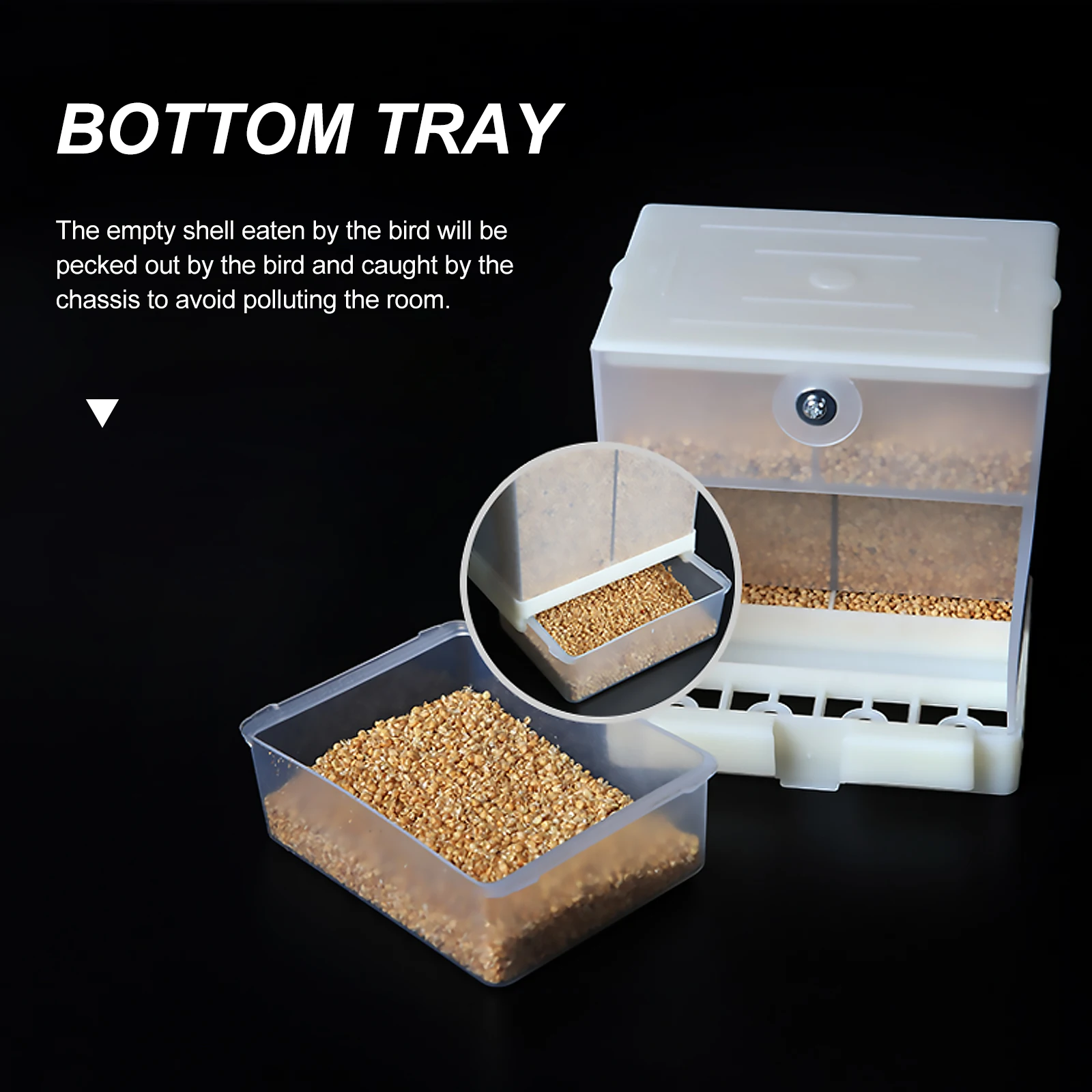 Automatic For Parrot Anti-Spreading Design Pet Feeder Bird Food Box Automatic Cutting Easy Add Food Save Time Anti-Sprinkle
Automatic For Parrot Anti-Spreading Design Pet Feeder Bird Food Box Automatic Cutting Easy Add Food Save Time Anti-Sprinkle