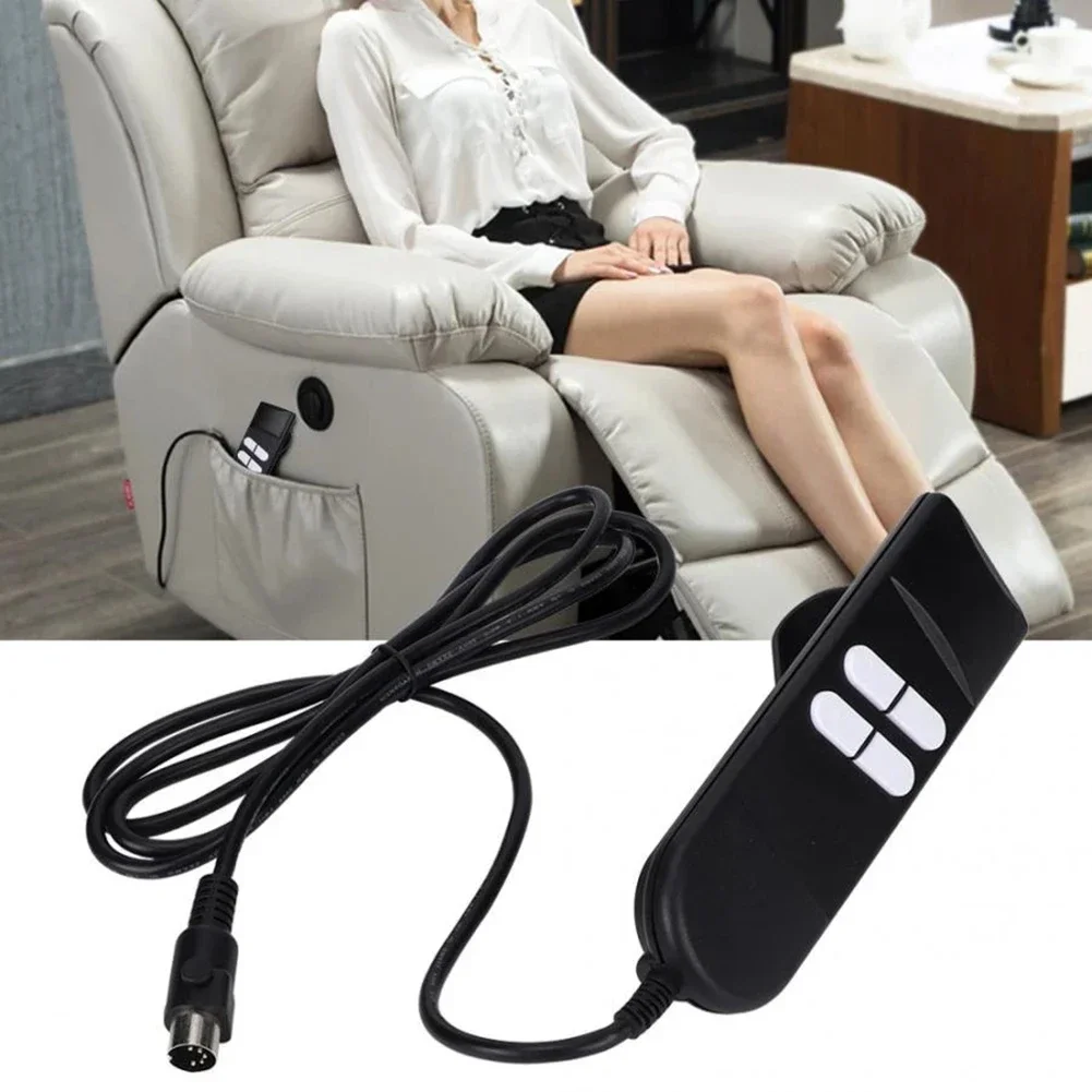 5-pin 5A Electric Sofa Remote Control Recliner Controller 2-button,4-button,6-button 1.5M/2m Replacement Button Recliner Remote
5-pin 5A Electric Sofa Remote Control Recliner Controller 2-button,4-button,6-button 1.5M/2m Replacement Button Recliner Remote