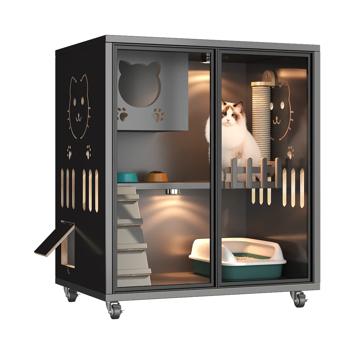 Luxury Cat Villa Cage Luxury Large Pet Furniture Solid Wood Cat Villa
Luxury Cat Villa Cage Luxury Large Pet Furniture Solid Wood Cat Villa