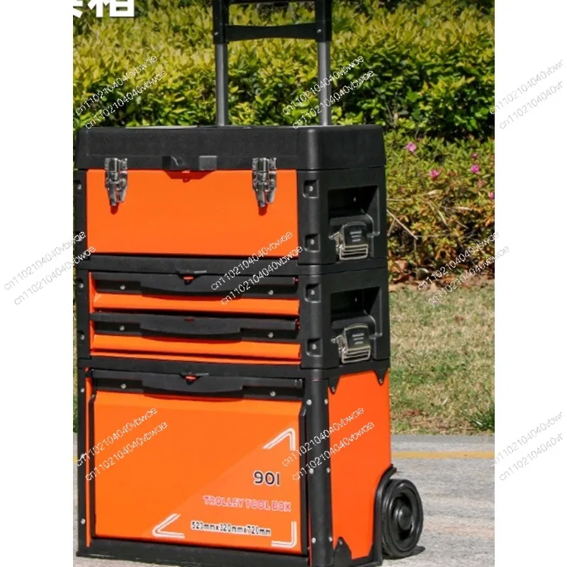 Multifunctional three-layer hardware tool trolley case
Multifunctional three-layer hardware tool trolley case