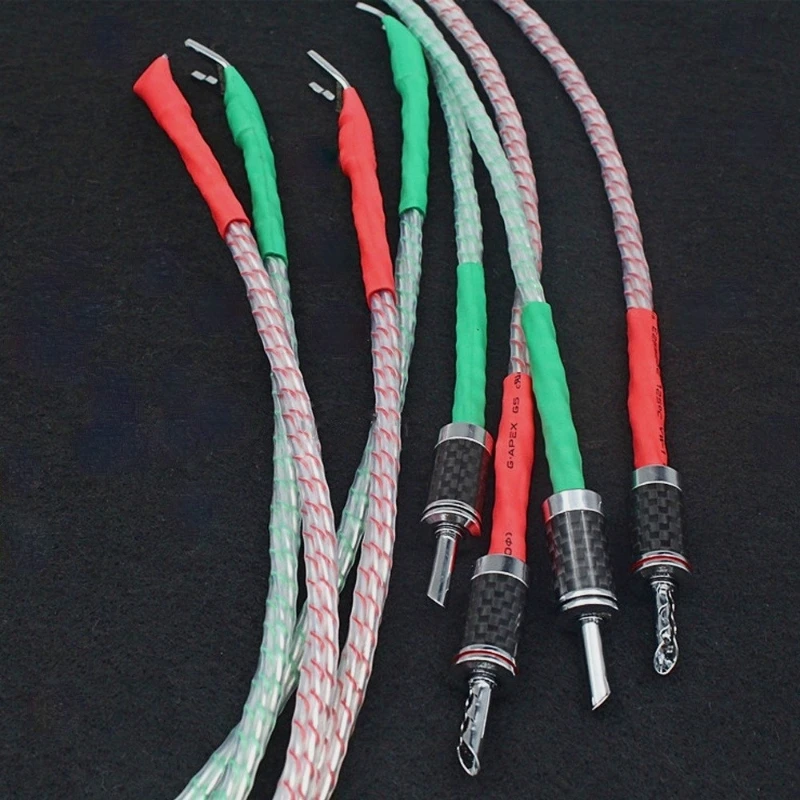 Valhalla 7N Silver Plated HiFi Audio Speaker Cable Wire Carbon Fiber Rhodium-Plated Banana or Spade Plug
Valhalla 7N Silver Plated HiFi Audio Speaker Cable Wire Carbon Fiber Rhodium-Plated Banana or Spade Plug