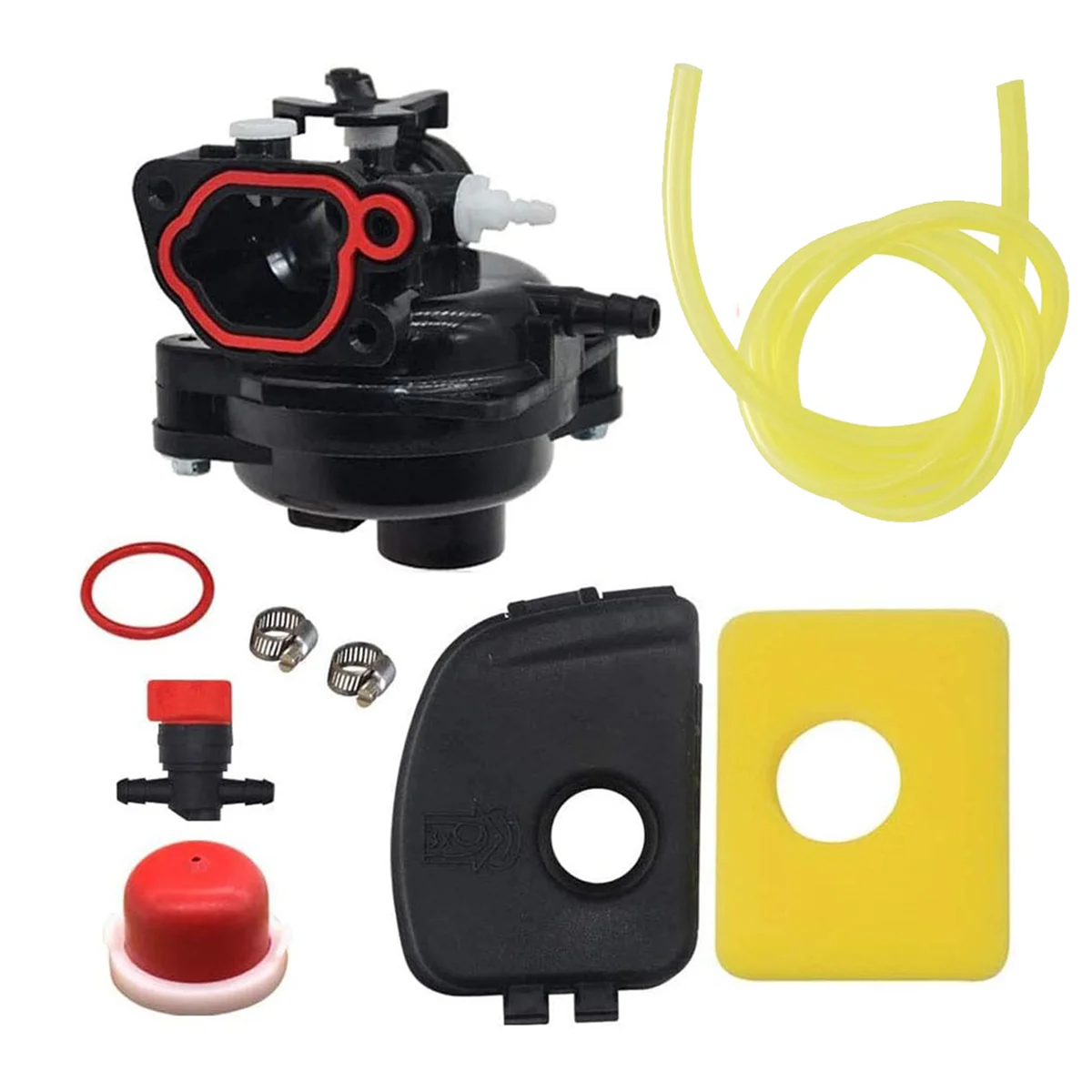 799583 593261 595656 591979 591160 Carburetor Kits with 799579 Air Filter, 595660 Air Cover, 594281 Primer Bulb for BS
799583 593261 595656 591979 591160 Carburetor Kits with 799579 Air Filter, 595660 Air Cover, 594281 Primer Bulb for BS