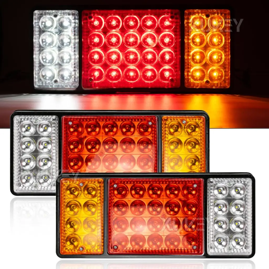 Universal Trailer Truck 36LED Red Rear Tail Brake light led Side Marker Indicators Lamp Running Light Auto Car External Lights
Universal Trailer Truck 36LED Red Rear Tail Brake light led Side Marker Indicators Lamp Running Light Auto Car External Lights