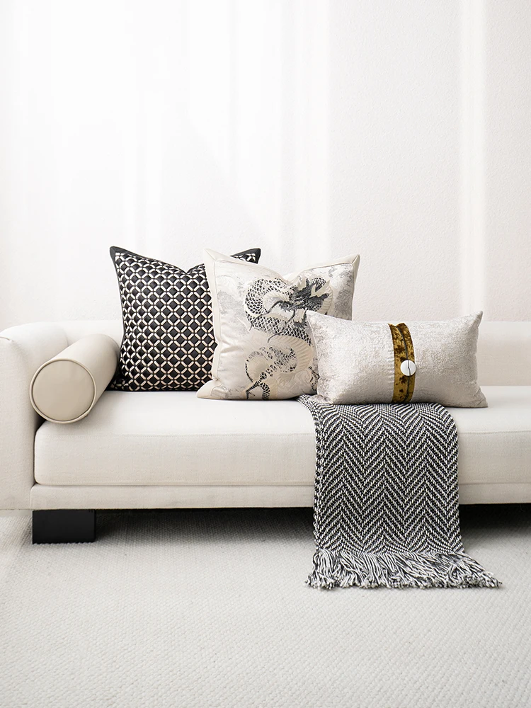 Новая китайская декоративная подушка «Год Дракона» для дивана, гостиничных номеров и демонстрационных залов, без наполнителя, чехол для подушки для гостиной
Новая китайская декоративная подушка «Год Дракона» для дивана, гостиничных номеров и демонстрационных залов, без наполнителя, чехол для подушки для гостиной