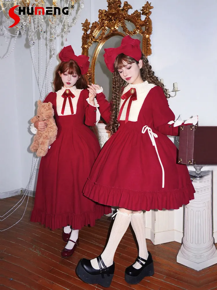 Элегантное классическое винтажное платье OP в стиле Лолита с рюшами, воротником-стойкой, длинными рукавами, завышенной талией и А-образным силуэтом для женщин, весна
Элегантное классическое винтажное платье OP в стиле Лолита с рюшами, воротником-стойкой, длинными рукавами, завышенной талией и А-образным силуэтом для женщин, весна