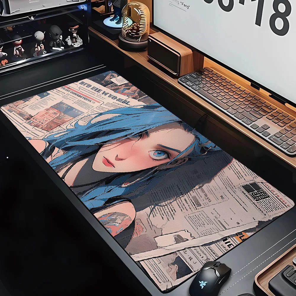 JINX Large Size Anti-slip Rubber Mouse pad Anime Arcane Computer Gaming accessories Keyboard Desktop Decorations Mat for Offices
JINX Large Size Anti-slip Rubber Mouse pad Anime Arcane Computer Gaming accessories Keyboard Desktop Decorations Mat for Offices