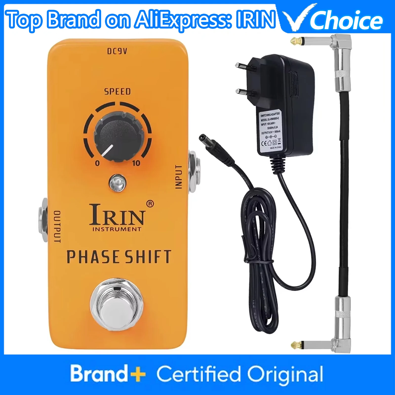 Электрогитарная педаль эффектов IRIN RS-06 Phase Shift, True Bypass, миниатюрная, одиночная, аксессуары и запчасти для гитары
Электрогитарная педаль эффектов IRIN RS-06 Phase Shift, True Bypass, миниатюрная, одиночная, аксессуары и запчасти для гитары