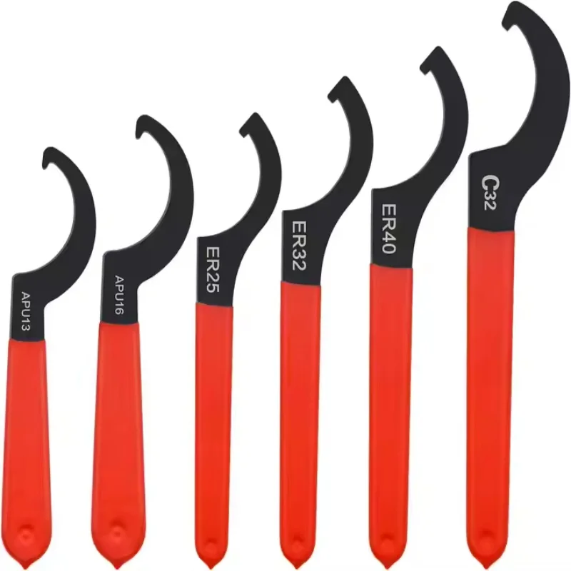 6PCS Coilover Spanner Wrench Set, Coilover Wrench, C-Shape Spanner Wrench, Shock Spanner Hook Wrench Tools 
6PCS Coilover Spanner Wrench Set, Coilover Wrench, C-Shape Spanner Wrench, Shock Spanner Hook Wrench Tools