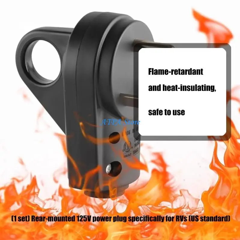 U13C Upgrades Power Plugs 125V Rear Loop Connector for Secure Electrical Connection
U13C Upgrades Power Plugs 125V Rear Loop Connector for Secure Electrical Connection