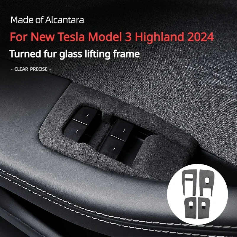 Для нового Tesla Model 3 Highland 2024, крышка панели ключей с подъемным окном, замшевые декоративные наклейки из алькантары, аксессуары для интерьера
Для нового Tesla Model 3 Highland 2024, крышка панели ключей с подъемным окном, замшевые декоративные наклейки из алькантары, аксессуары для интерьера