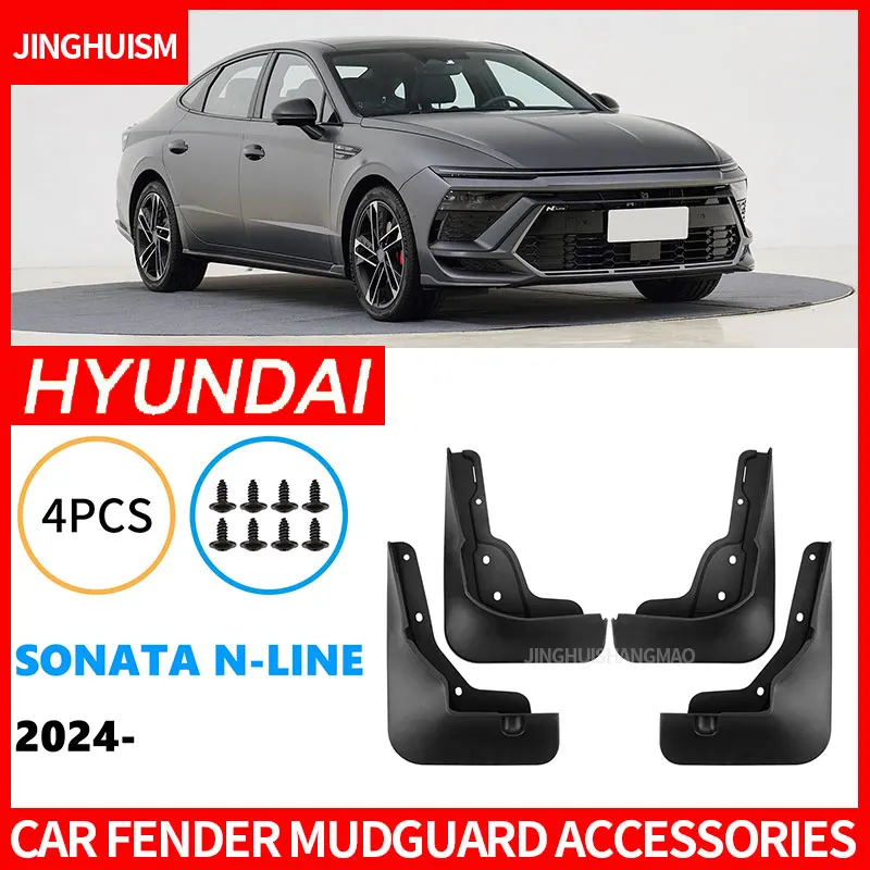 Auto Mudguards Fenders for Hyundai Sonata N-Line 2024-2025 Black ABS Exterior Car Accessories Tire for Protection Vehicle Decor
Auto Mudguards Fenders for Hyundai Sonata N-Line 2024-2025 Black ABS Exterior Car Accessories Tire for Protection Vehicle Decor