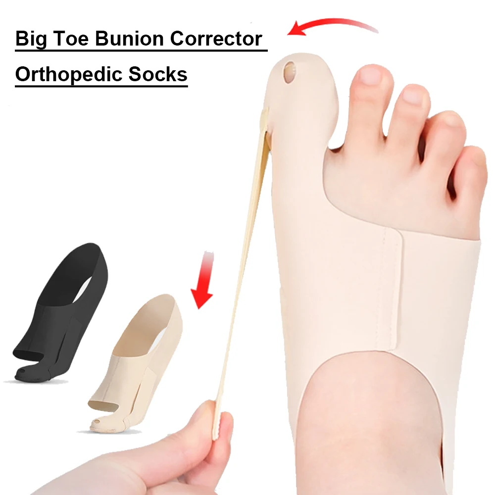 Big Toe Bunion Corrector Adjustable Orthopedic Socks Toes Separator Pain Relief Hallux Valgus Feet Protector Foot Care Tools
Big Toe Bunion Corrector Adjustable Orthopedic Socks Toes Separator Pain Relief Hallux Valgus Feet Protector Foot Care Tools