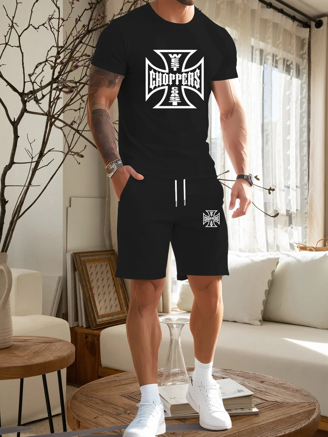 2025 Summer Hot Selling Men Short Sleeved Shorts Set Casual Sports Set Men Sports Leisure Set Quick Drying and Breathable 
2025 Summer Hot Selling Men Short Sleeved Shorts Set Casual Sports Set Men Sports Leisure Set Quick Drying and Breathable