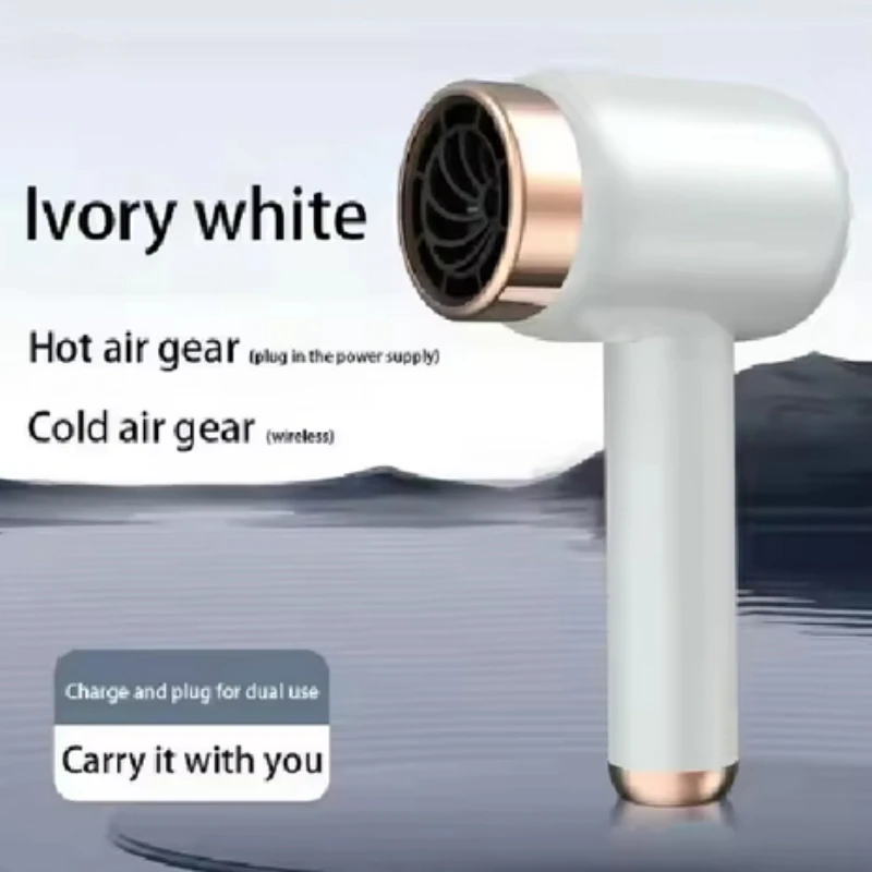 New Hair Dryer Charging Portable USB Rechargeable Hairdryer High-Power Home Quick-Dry Hair Salon Travel Blow Dryer
New Hair Dryer Charging Portable USB Rechargeable Hairdryer High-Power Home Quick-Dry Hair Salon Travel Blow Dryer